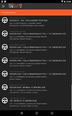 Towsoft android App screenshot 1